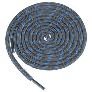 1 Pair Round Durable Outdoor Shoelaces Hiking Shoe Laces Dark Gray Blue